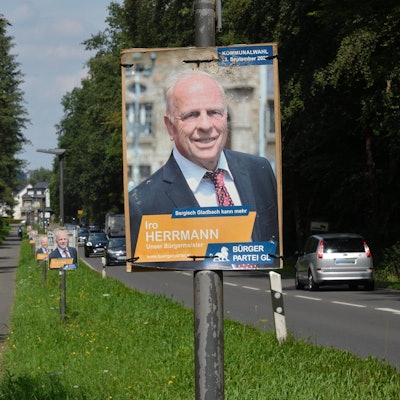 Wahlplakat Bergisch Gladbach
