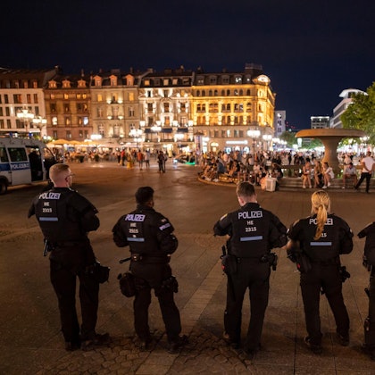 Frankfurt Opernplatz Polizei