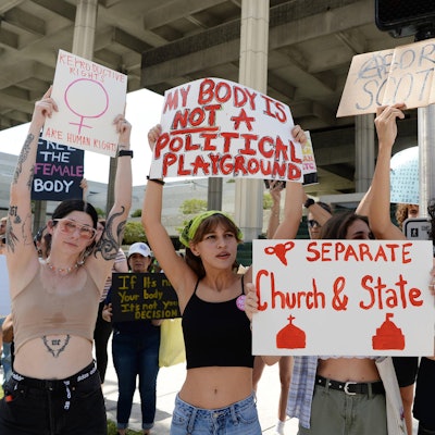 Pro-Abtreibungs Protest Flordia imago