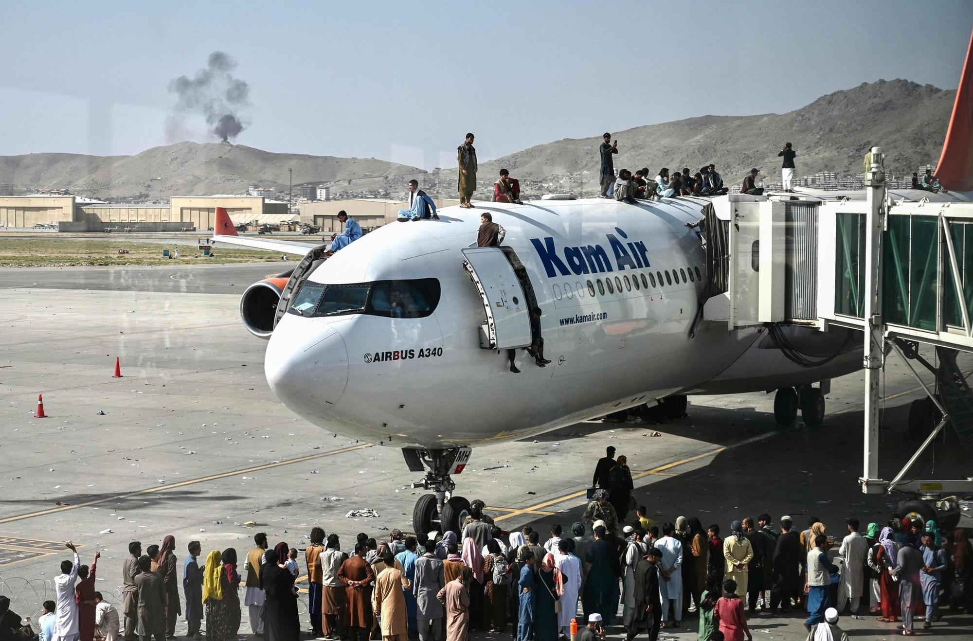 Kabul Flughafen Verzweiflung