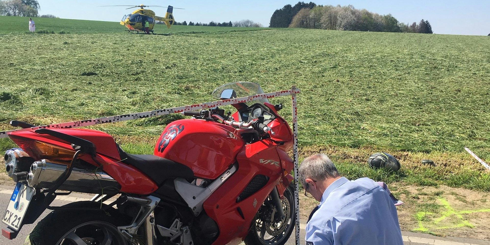 Mororradunfall Lohmar