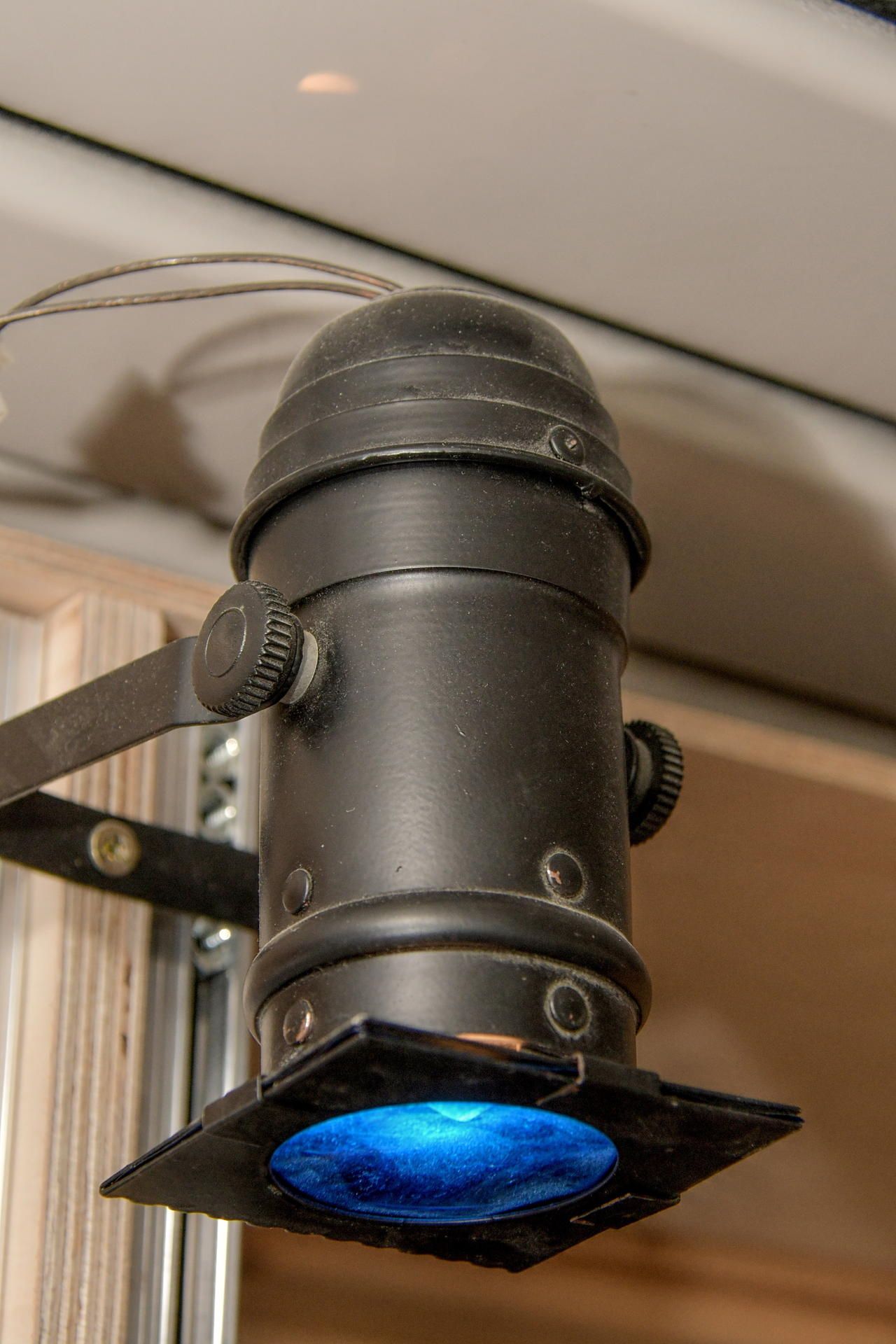 Blaue Lampe Schau-Spiel-Studio Oberberg