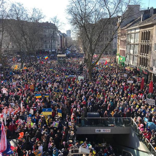 Massen Friedensdemo
