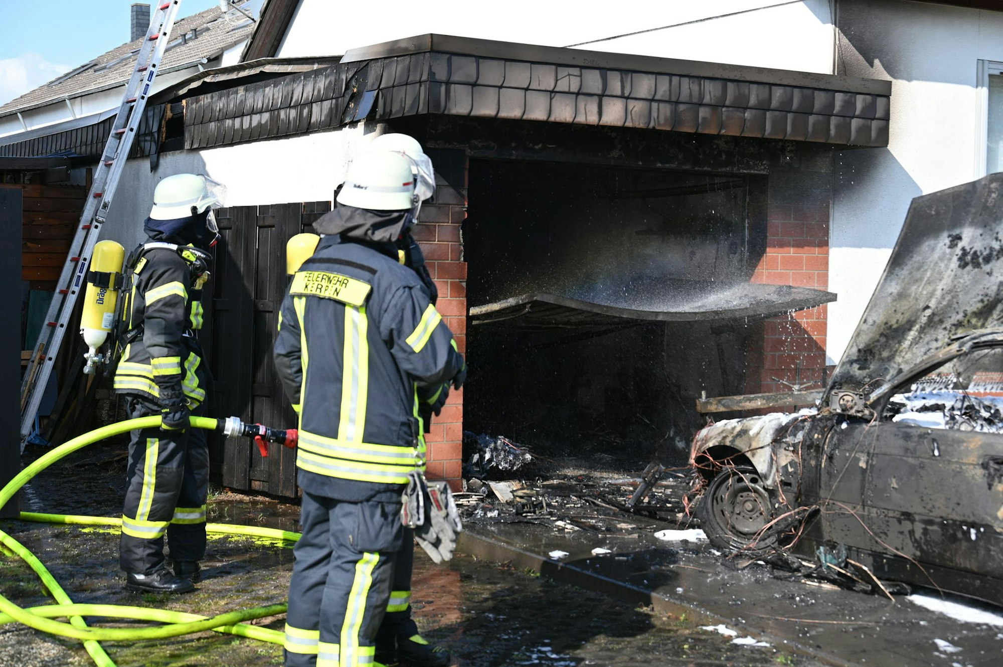 Garagenfeuer Kerpen-Buir Detail