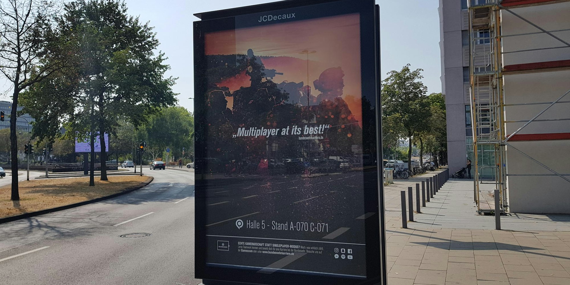 Gamescom Bundeswehr-Plakat 2