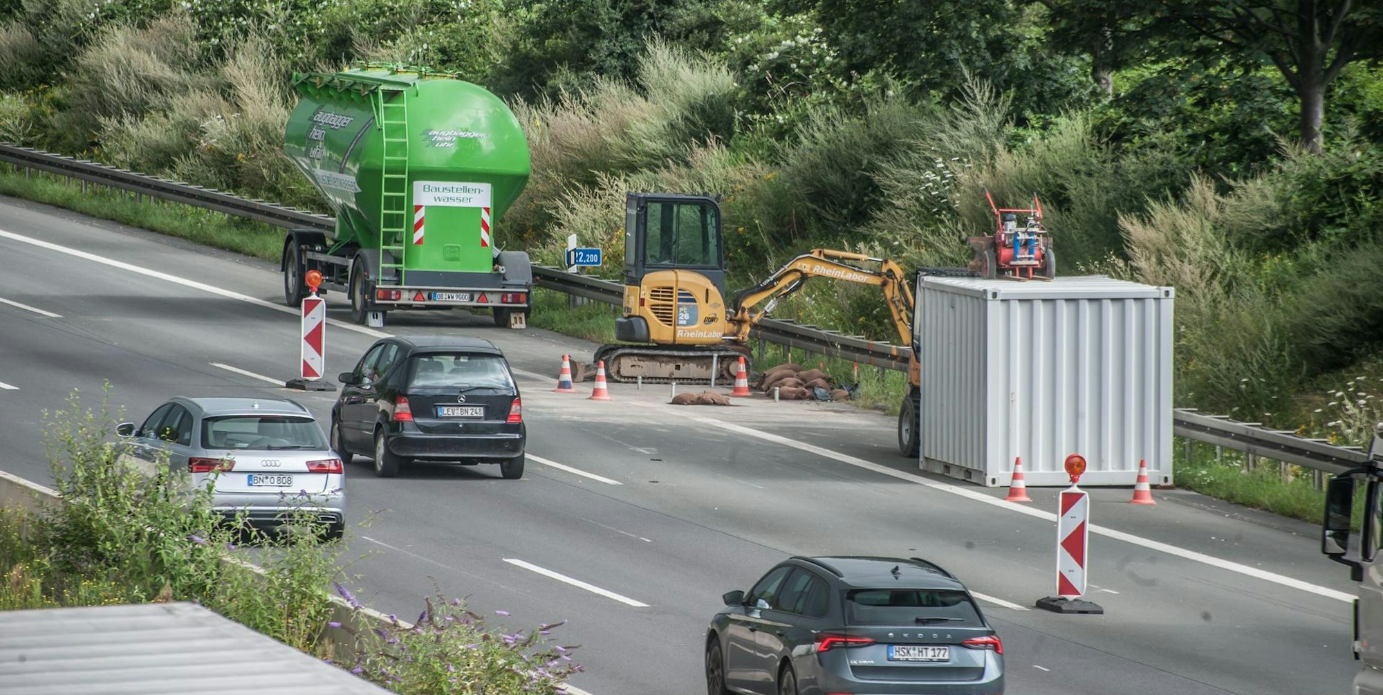 Pipeline-Panne NETG A3 Leveverkusen Juli 2021