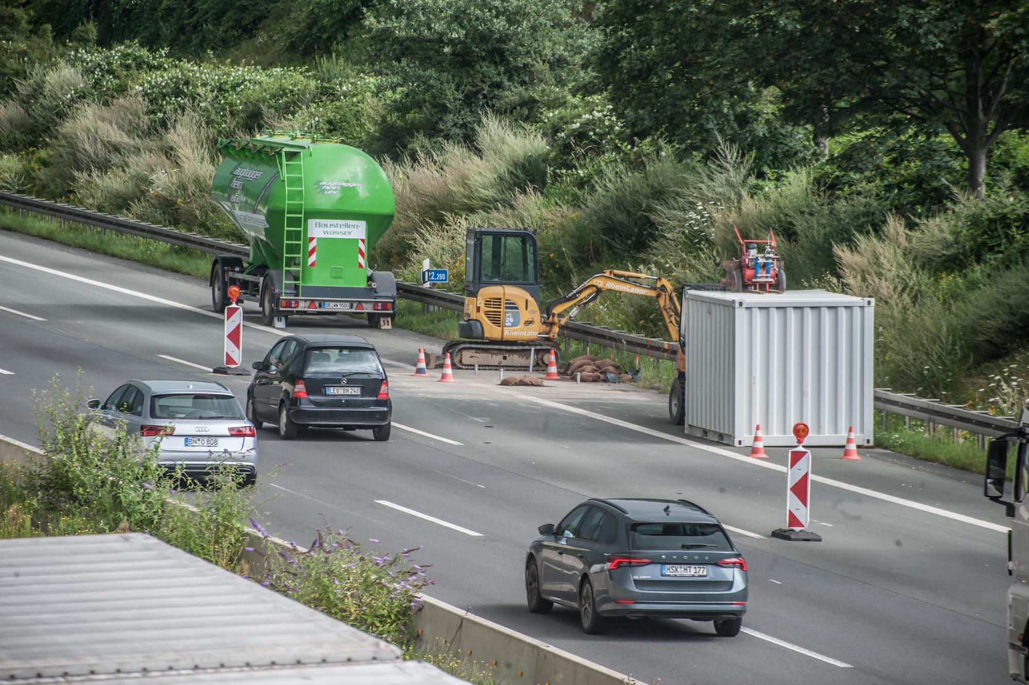 Pipeline-Panne NETG A3 Leveverkusen Juli 2021