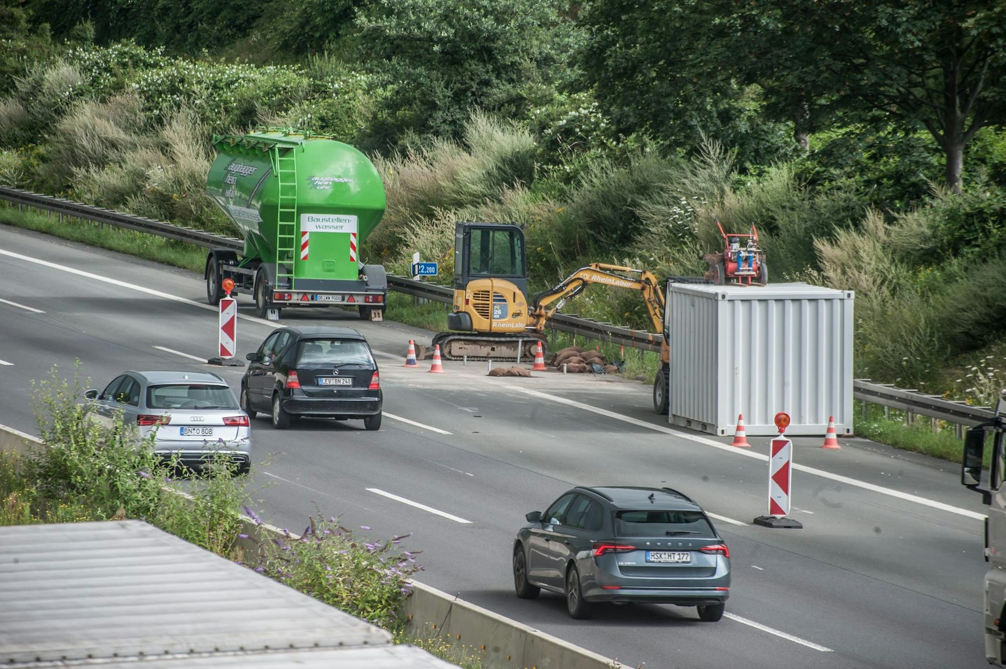 Pipeline-Panne NETG A3 Leveverkusen Juli 2021