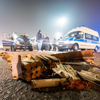 Polizei Silvester Symbol