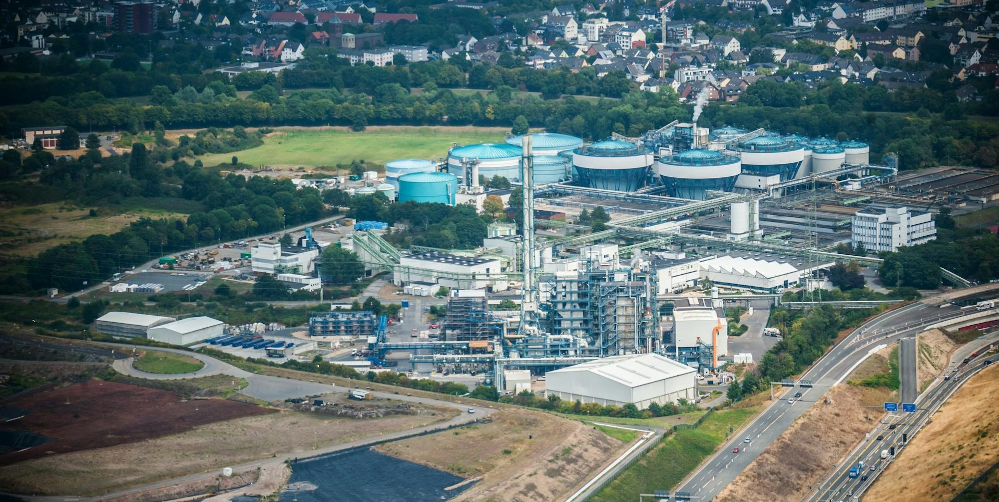 Deponie Bürrig Kläranlage