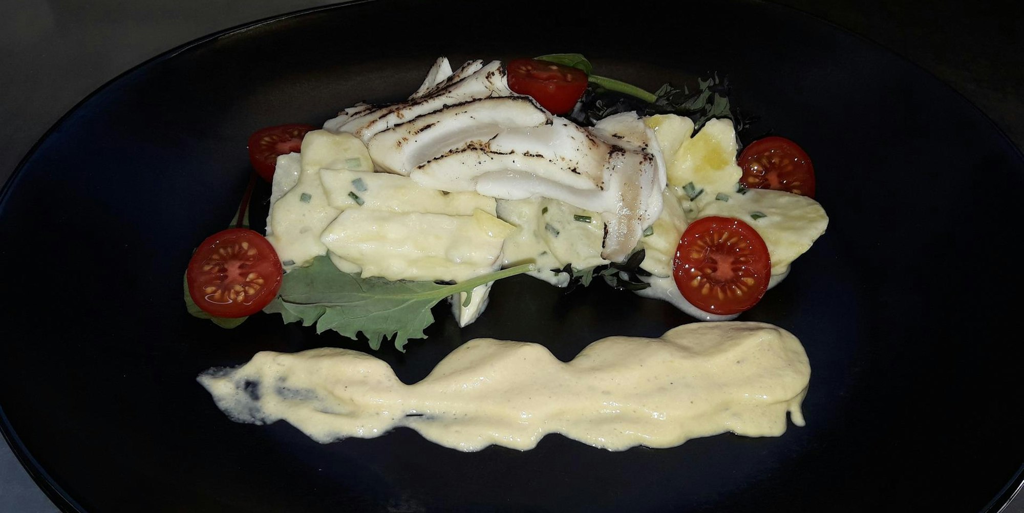 in Essig gebeitzer Kabeljau neu