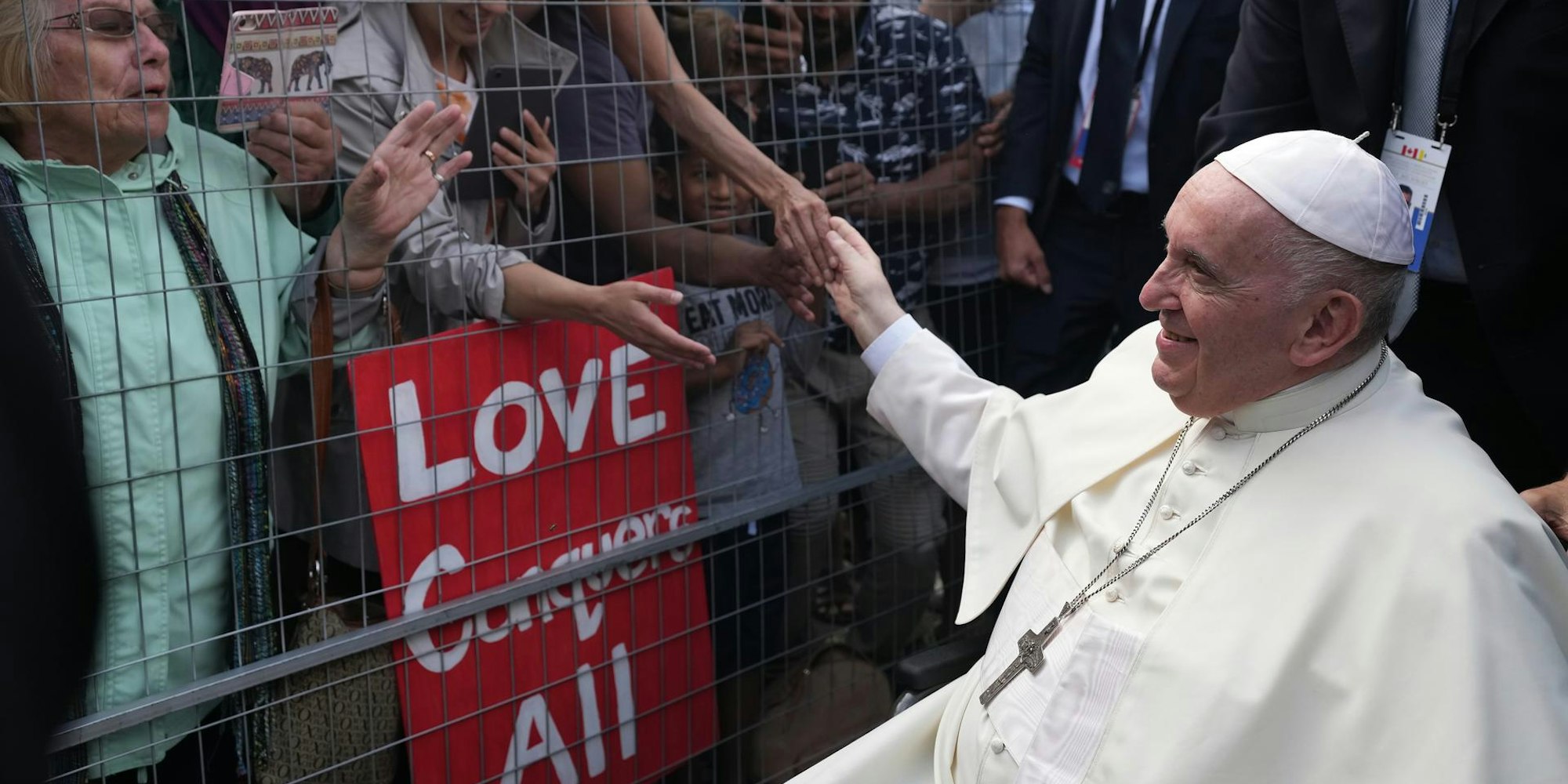 Papst in Kanada