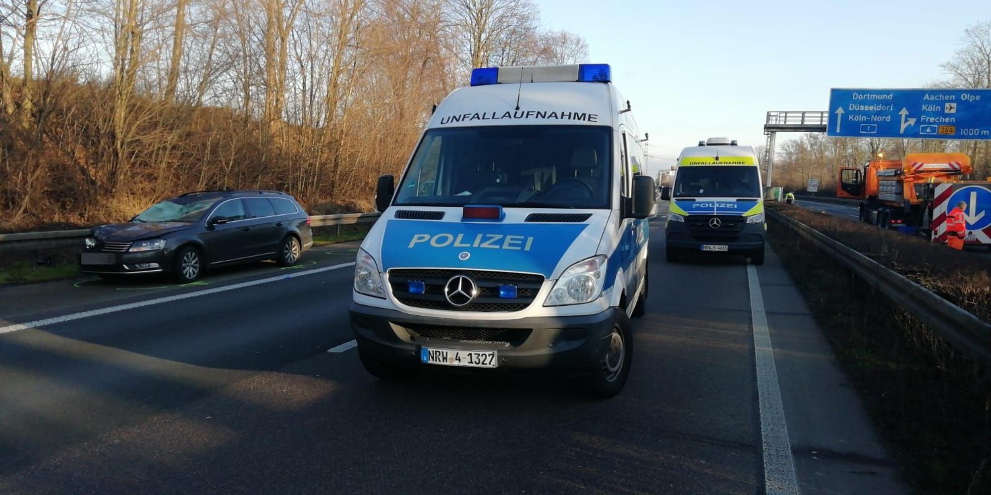 Unfall A1 Jasmin Unfallaufnahmeteam
