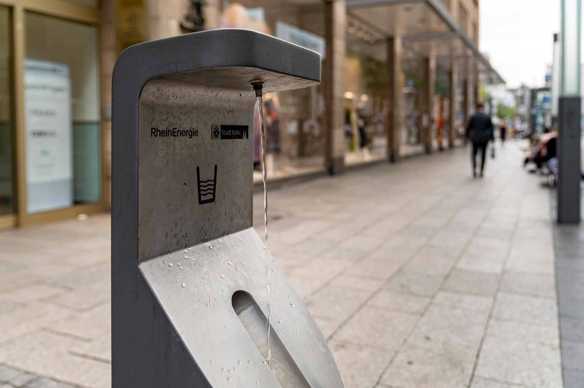 Die Trinkwasserspender werden von der Rhein-Energie im Auftrag der Stadt Köln betrieben.