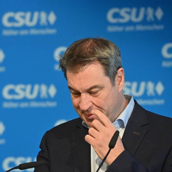 Markus Söder gesenkter Kopf