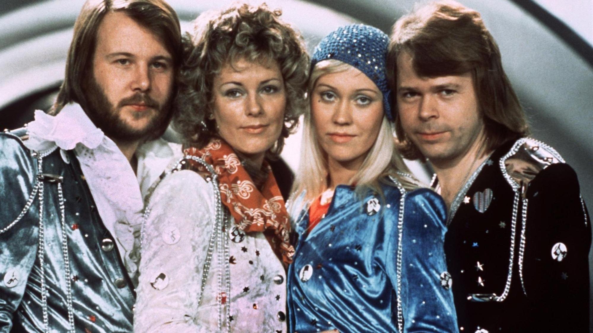 ABBA beim Eurovision Song Contest 1974.