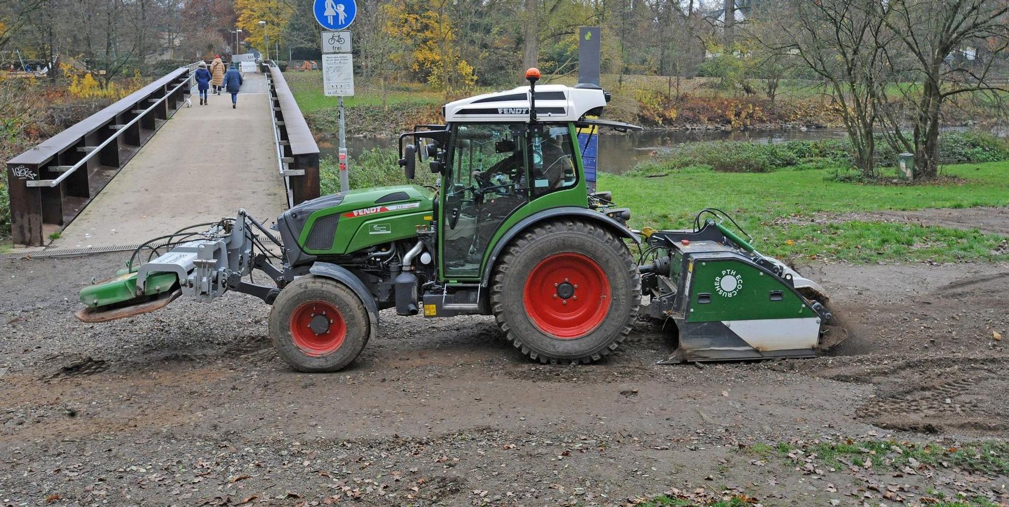 Zerstörte Radwege Sanierung