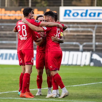 Jubel bei Viktoria Köln