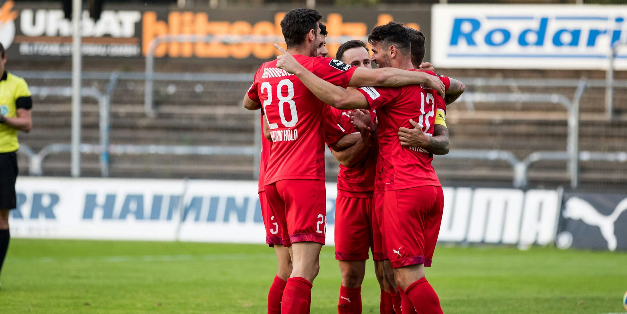 Jubel bei Viktoria Köln