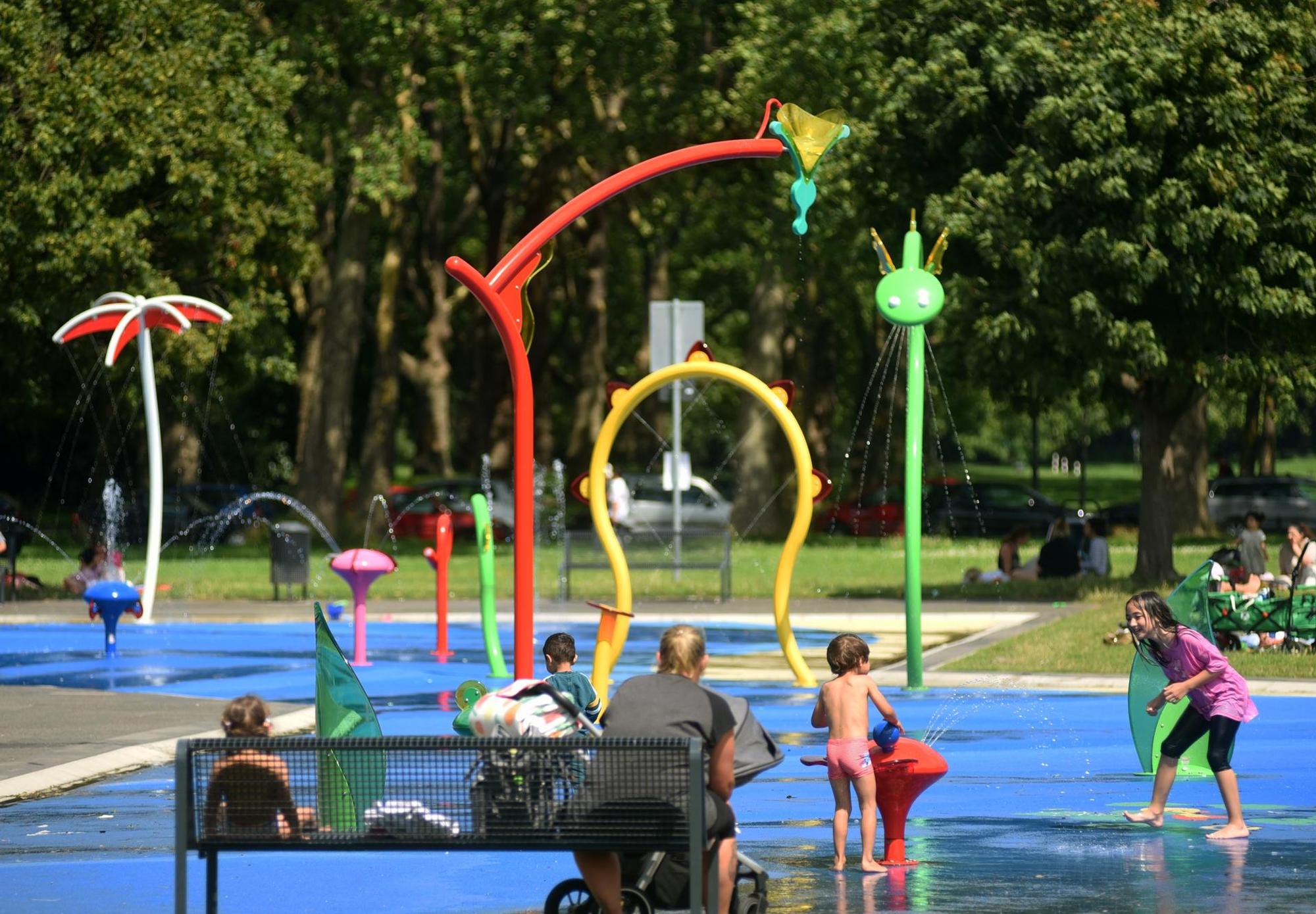 Grüngürtel Wasserspielplatz neu