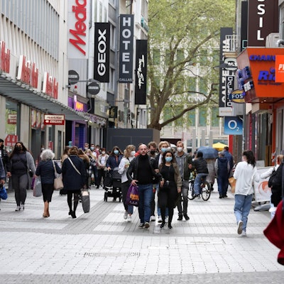 Einkaufen Corona Symbol