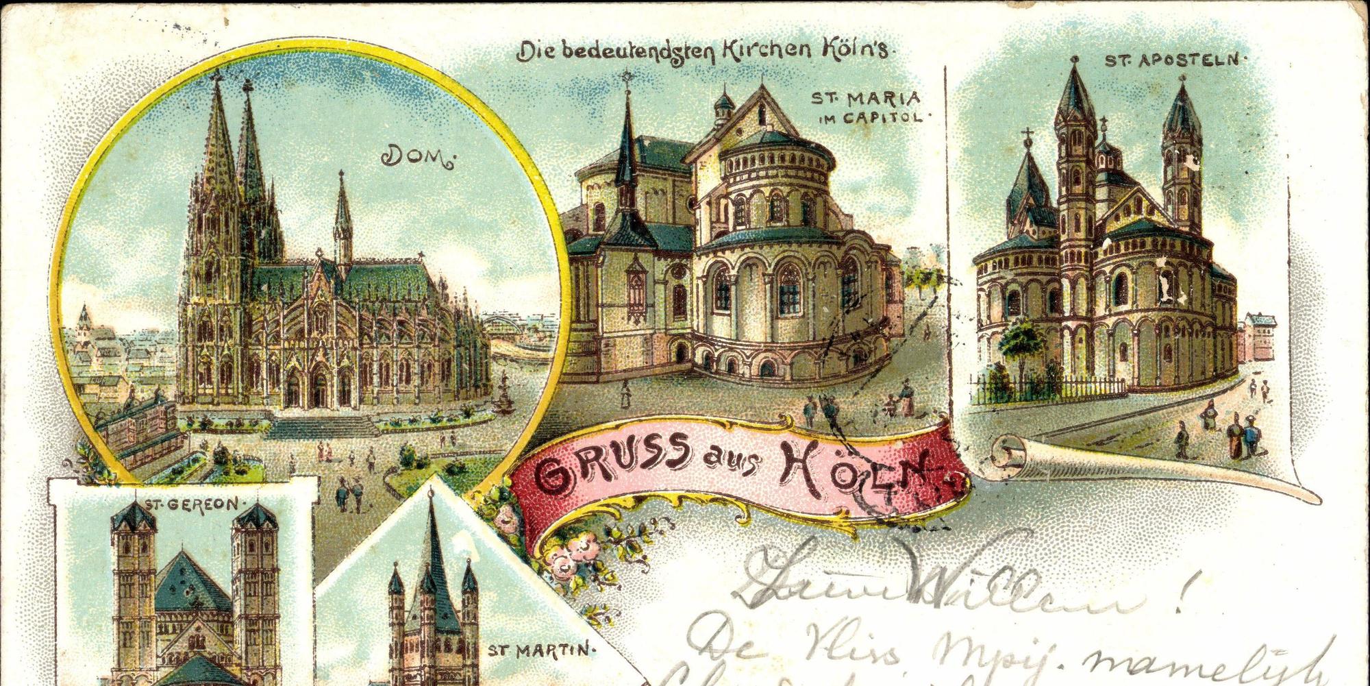 Köln Postkarte imago Arkivi1899