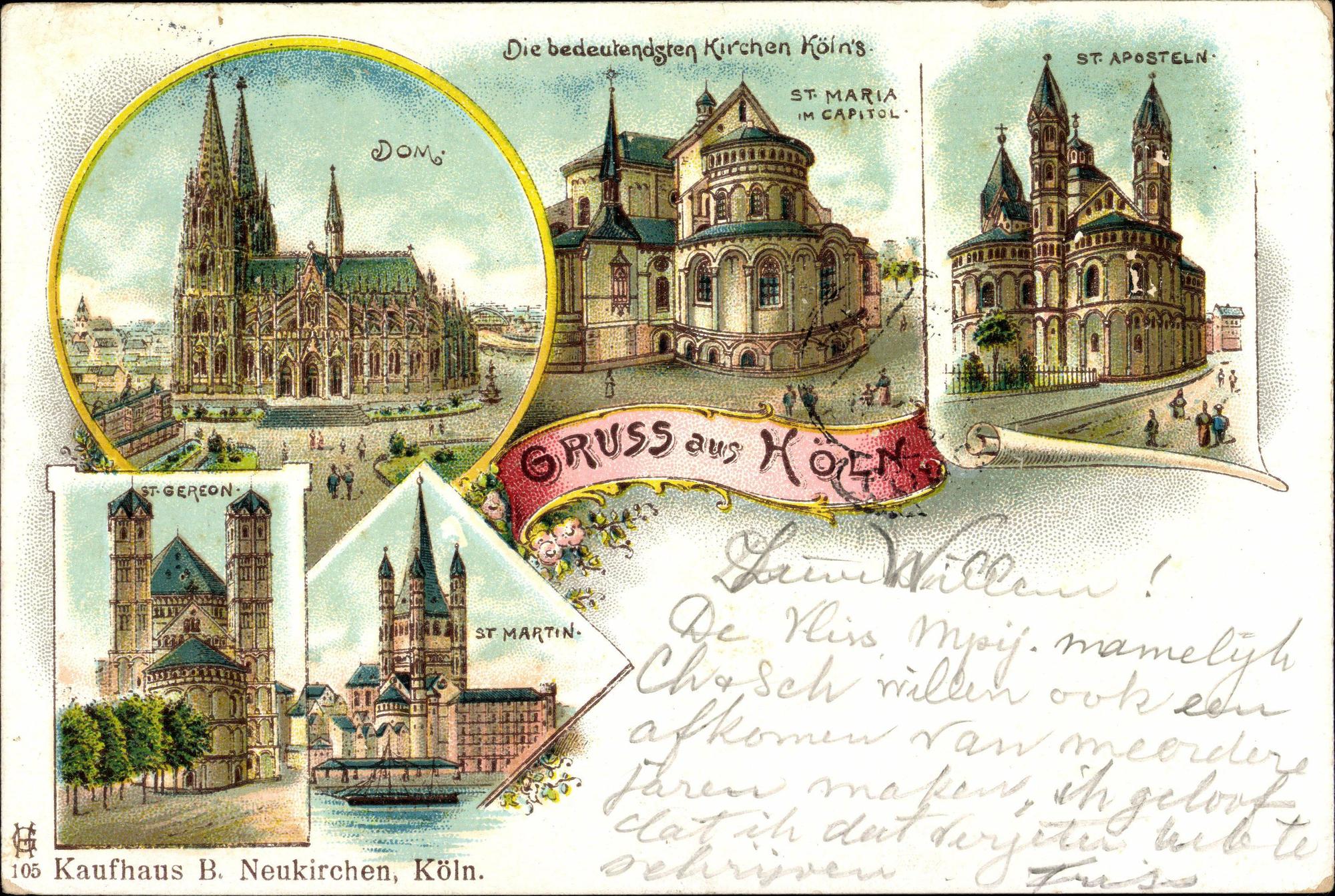 Köln Postkarte imago Arkivi1899
