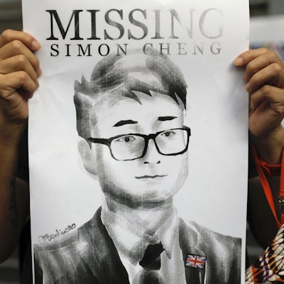 Simon Cheng Man-Kit_Proteste