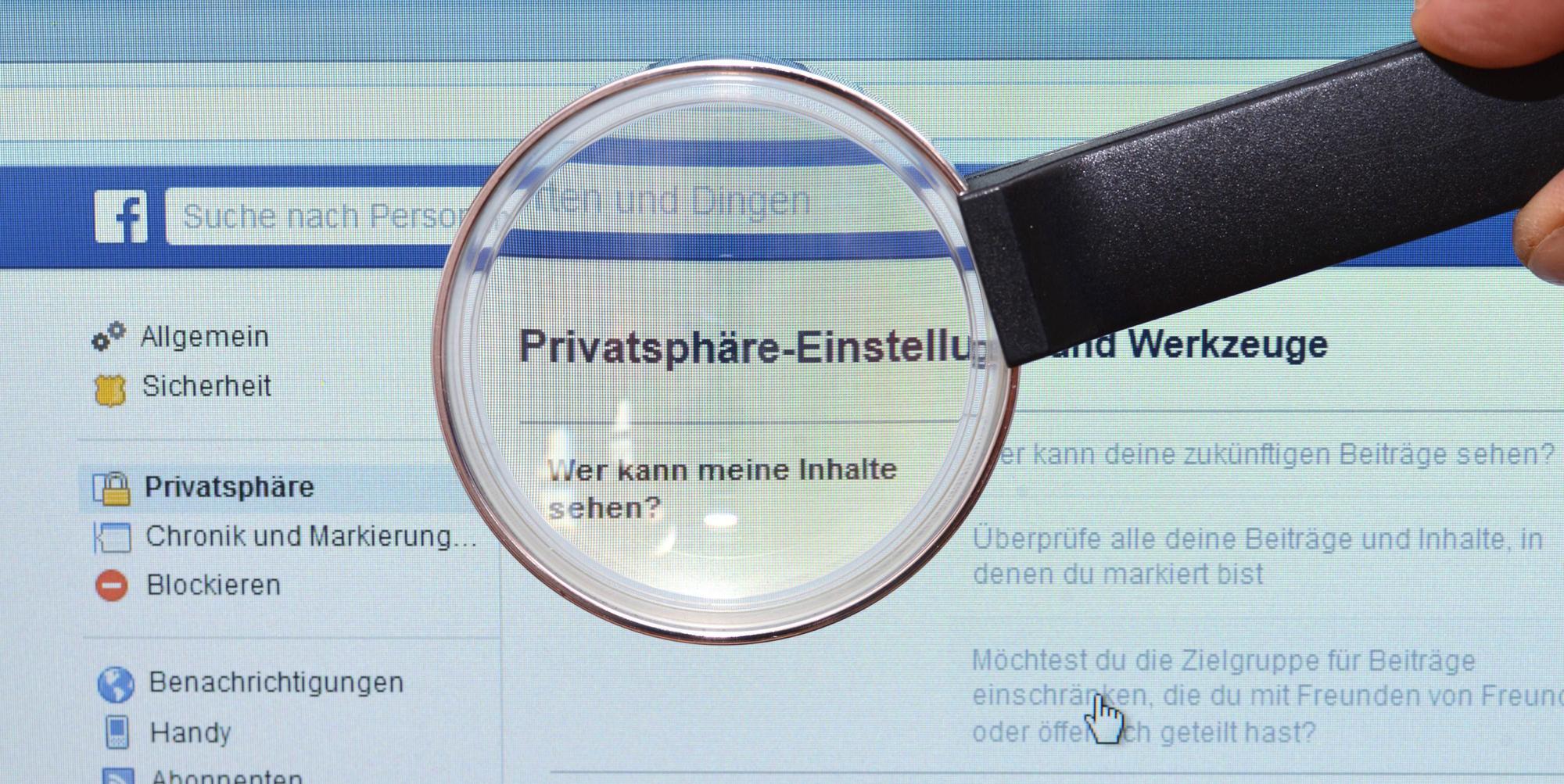 Facebook AGB Symbolbild