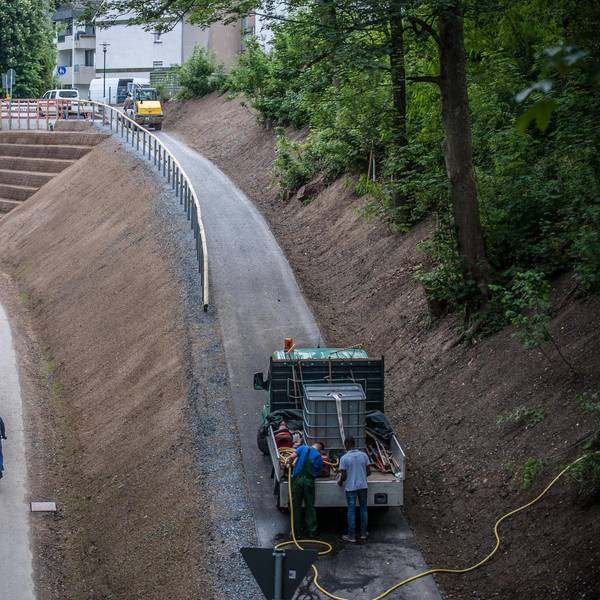 Burscheid Rampe Balkantrasse