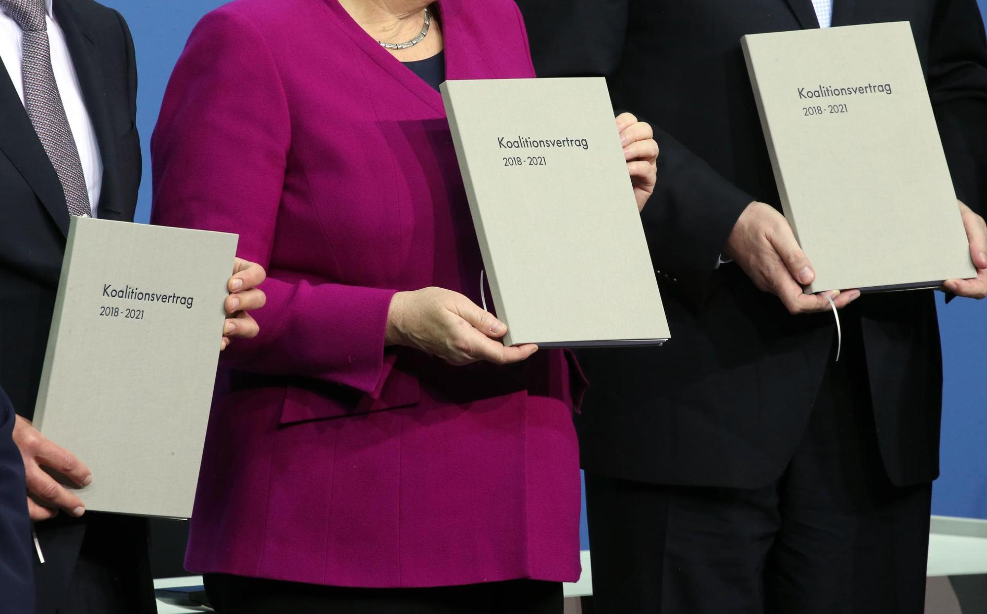 Koalitionsvertrag Merkel