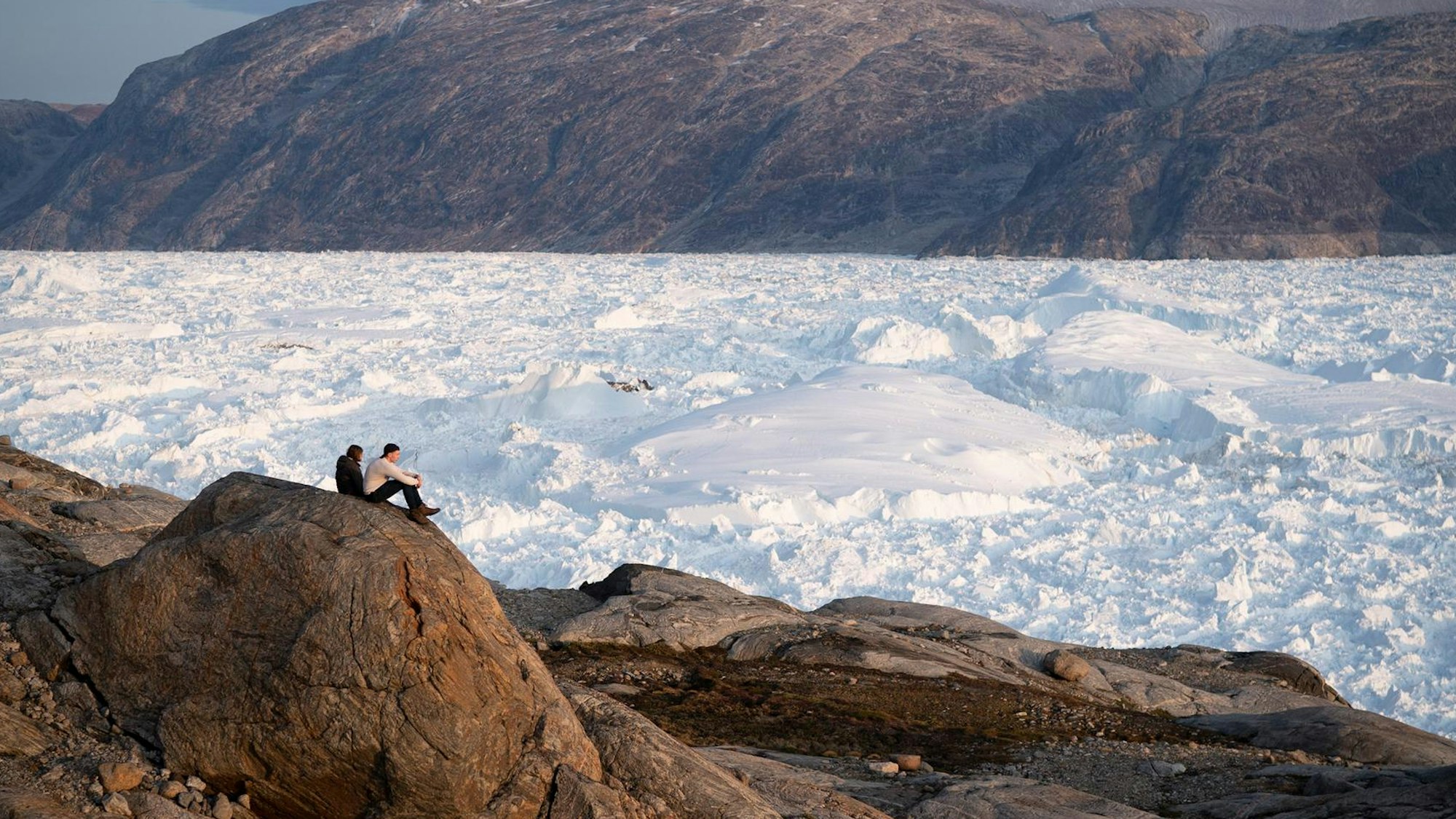 Helheim-Gletscher auf Grönland.