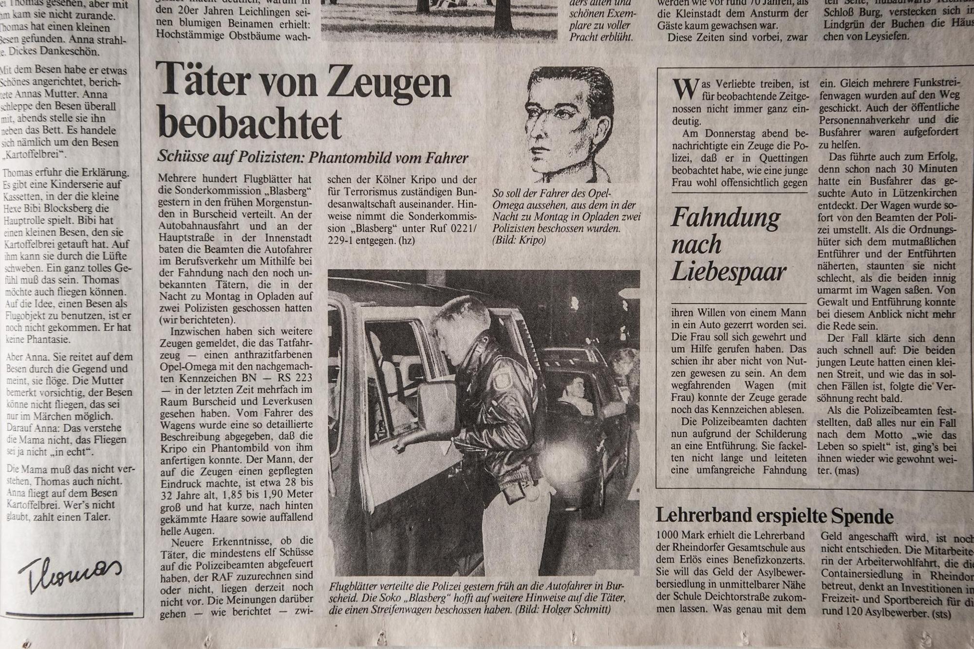 Cold Cases Leverkusen Zeitung_001