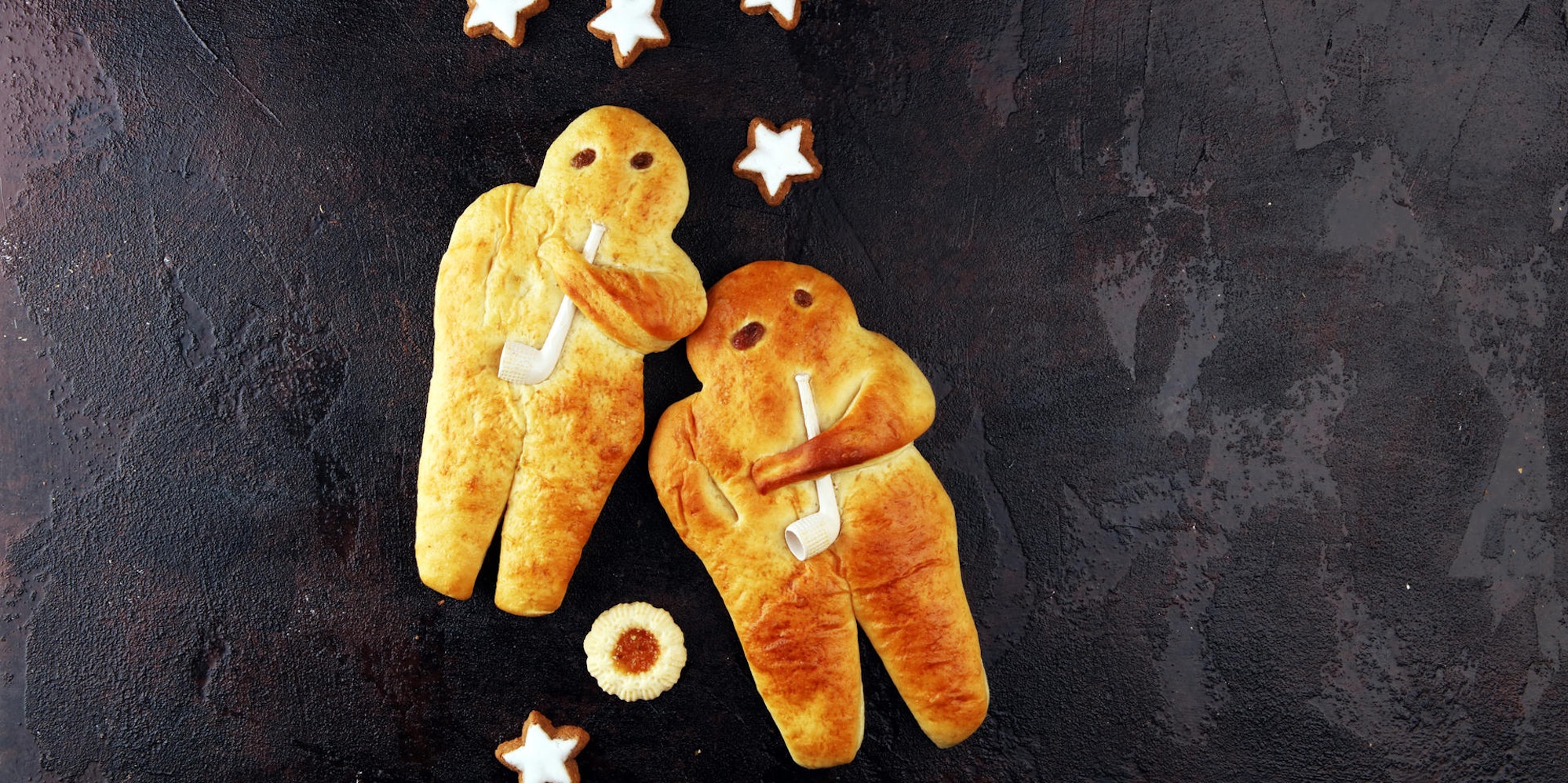 Weckmann Weckmänner foto getty