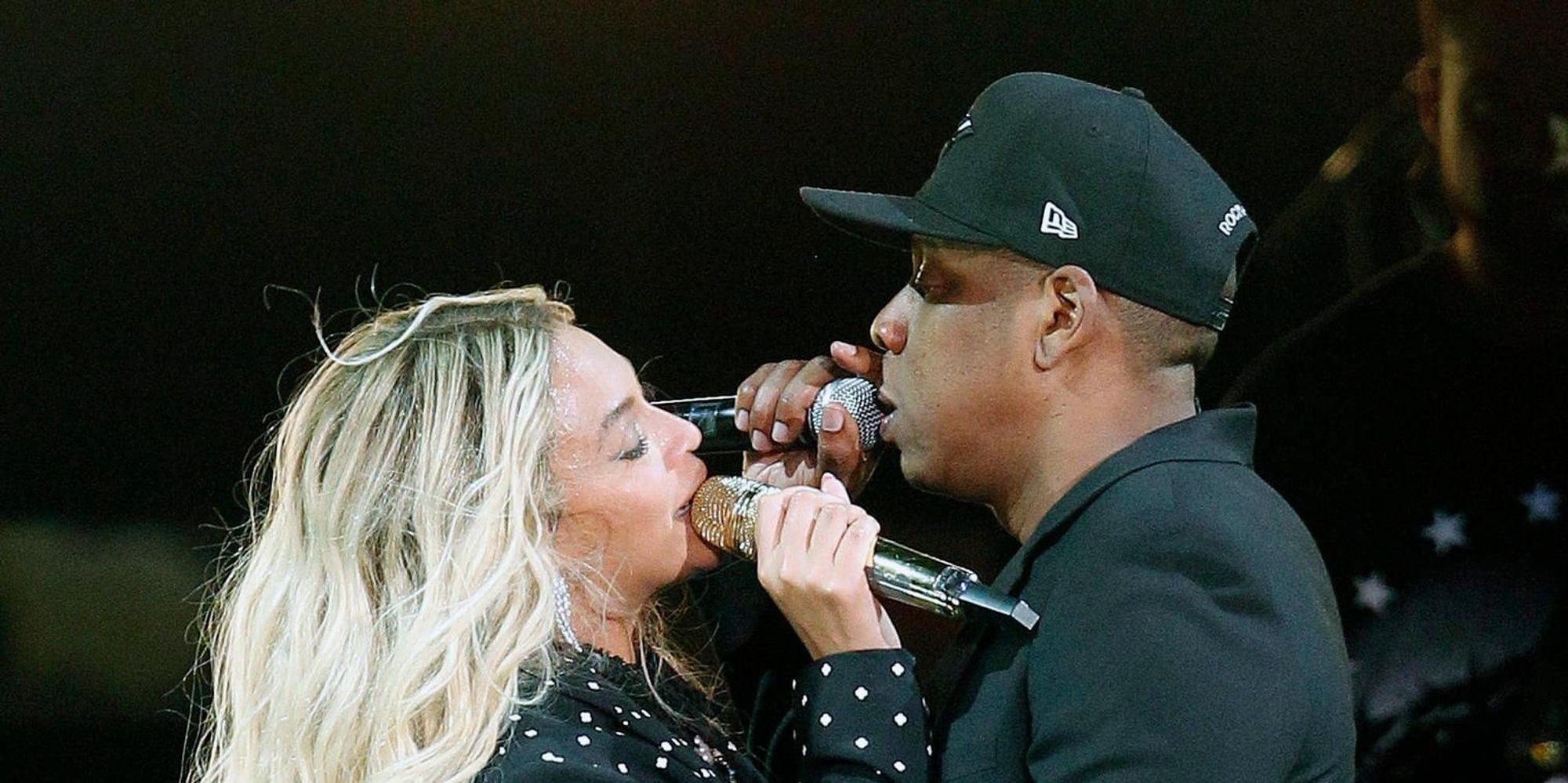 Beyonce und Jay-Z singe gemeinsam
