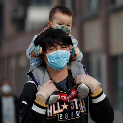 China Menschen Gesichtsmaske