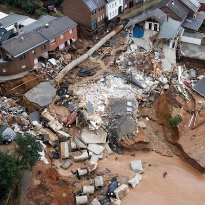 Zerstörung Erftstadt Luftbild