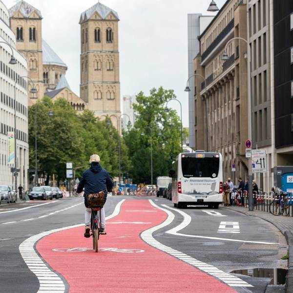 Neue Radspur Gereonstraße