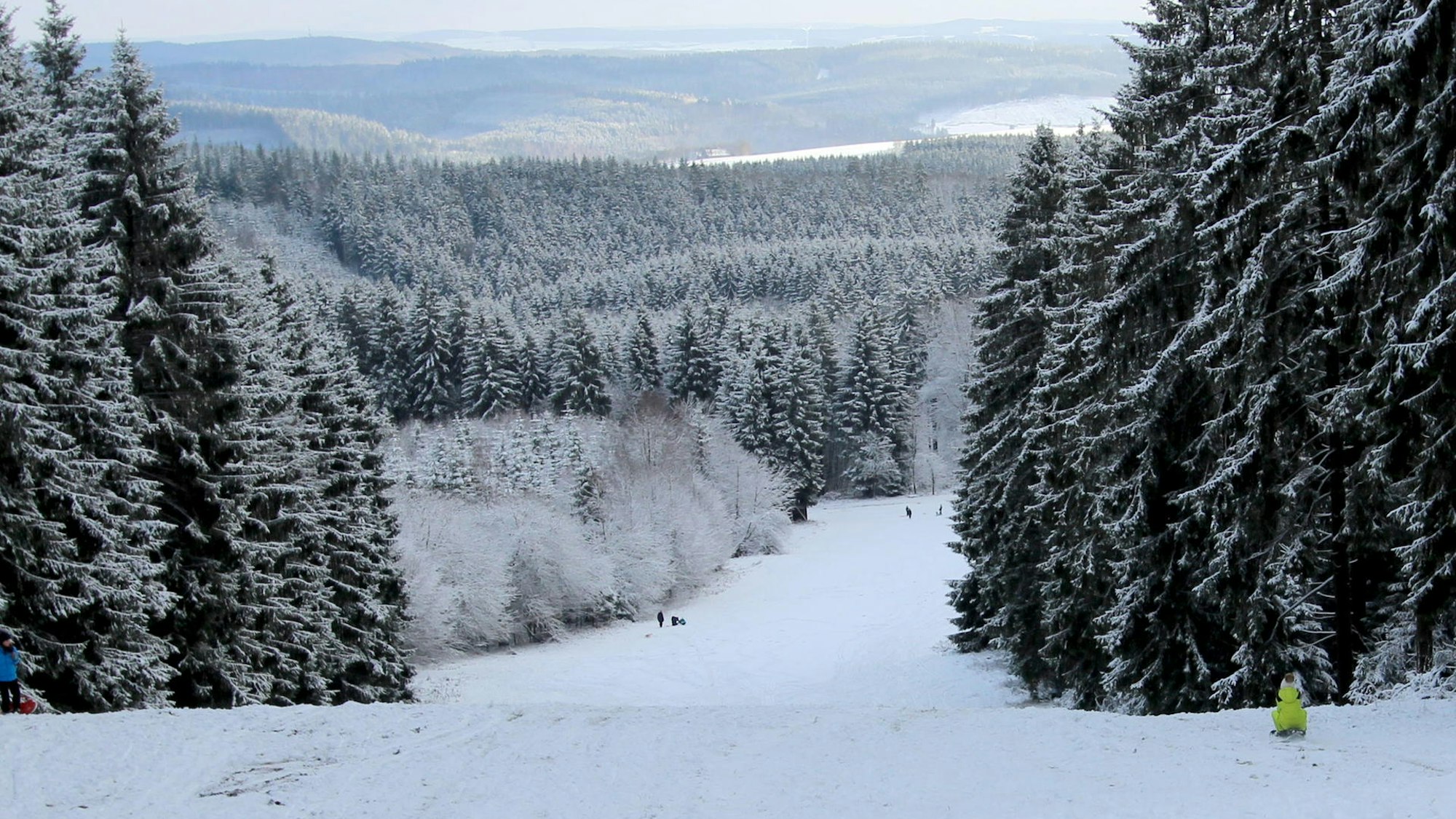 Wintersportgebiet  „Schwarzer Mann“ in der Schneifel