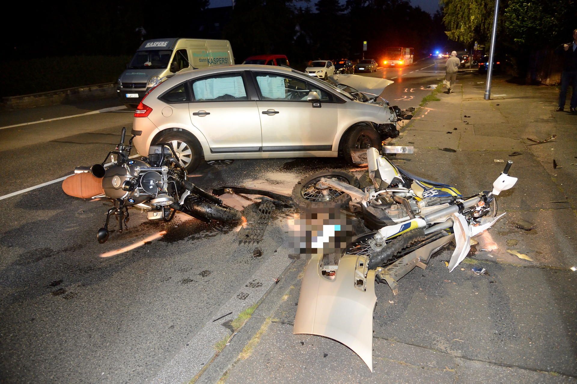 Unfall Motorradfahrer LUHR