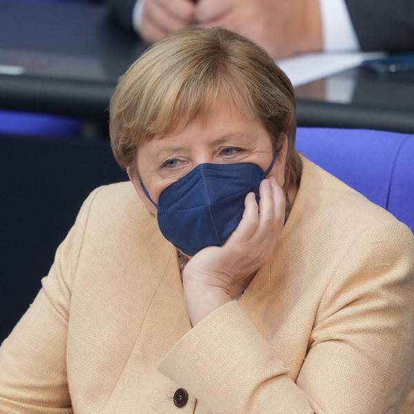 Angela Merkel Bundestag 070921
