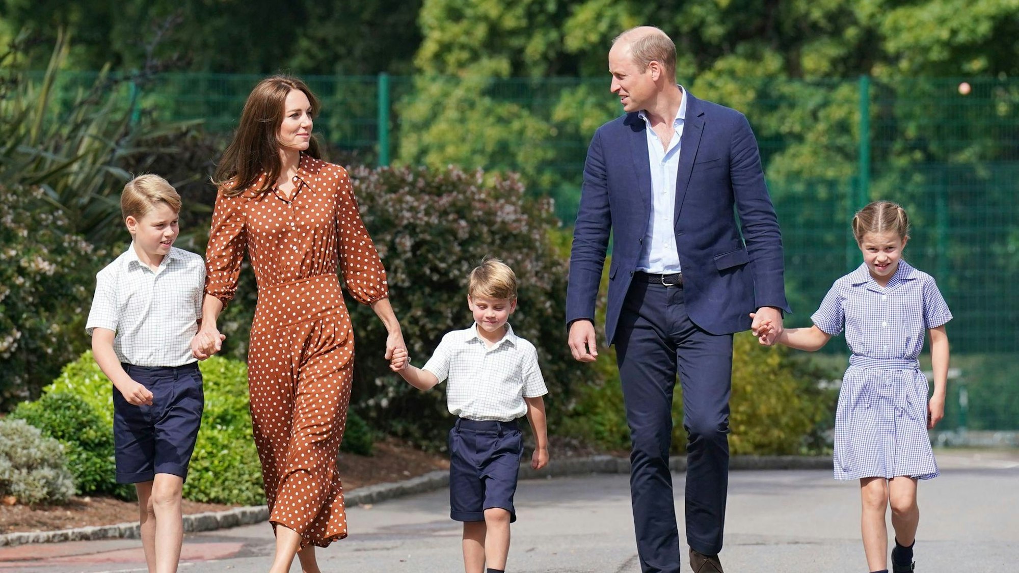 Prinz William und Prinzessin Kate mit ihren drei Kindern, George, Louis und Charlotte.
