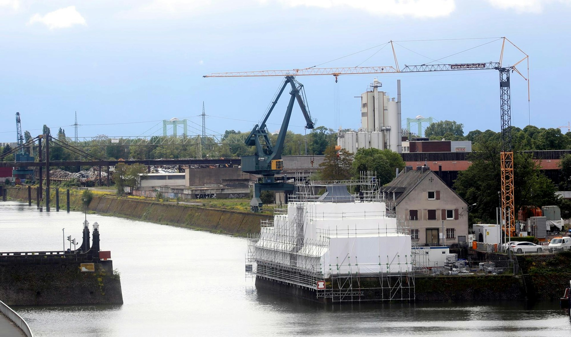 Deutzer Drehbrücke neu