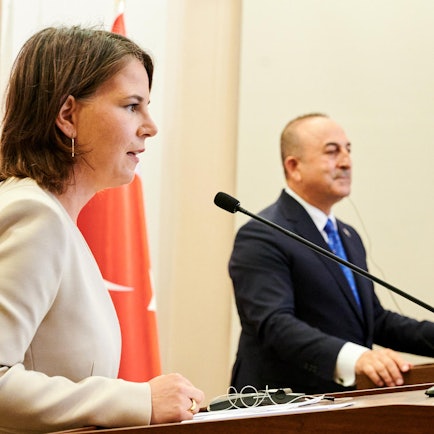 Baerbock Cavusoglu PA 310722