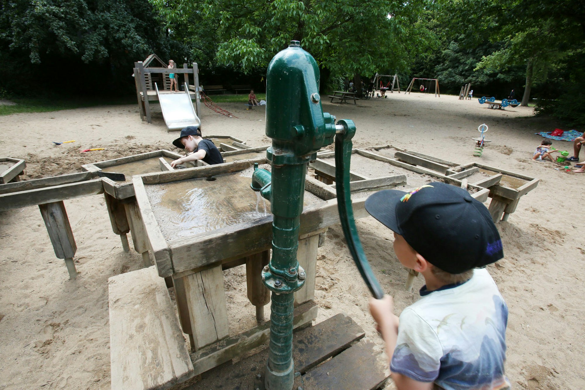 Der Wasserspielplatz in Nippes.