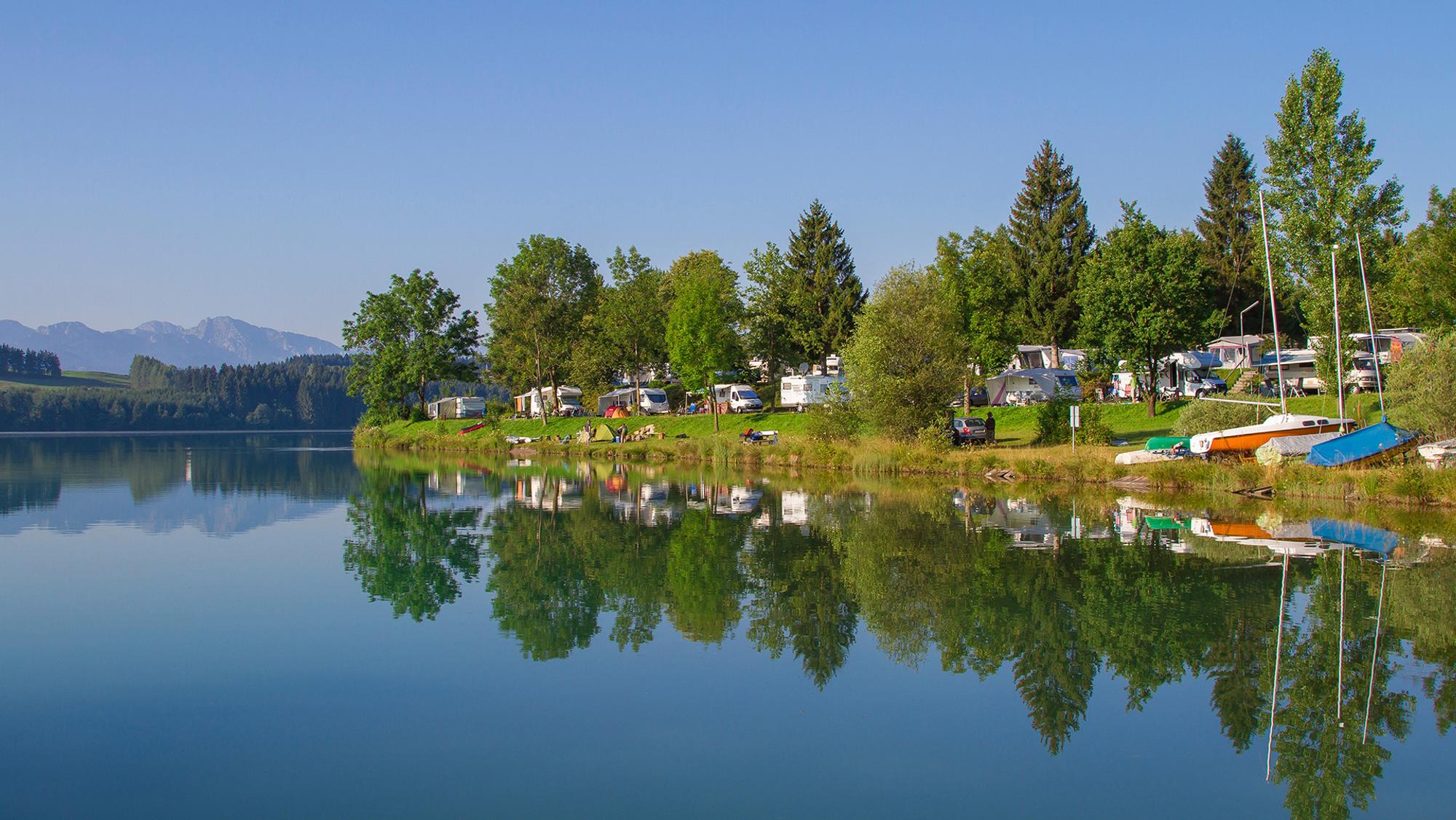 Via Claudia Camping in Lechbruck am See im Allgäu