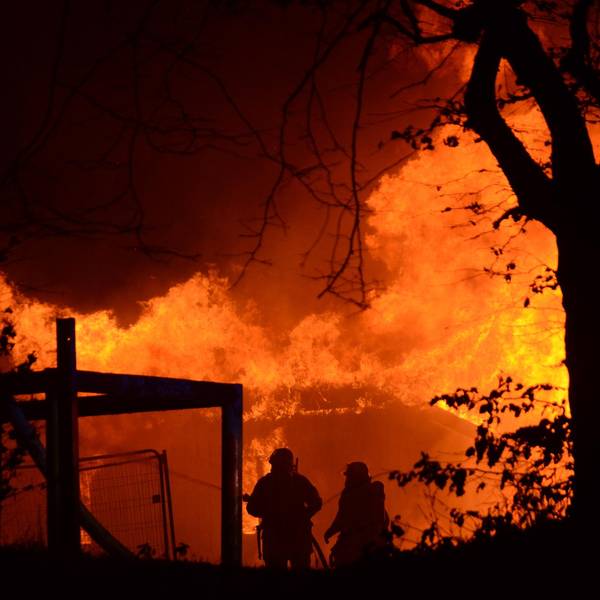 Feuer in Flüchtlingsuntekunft Schleiden