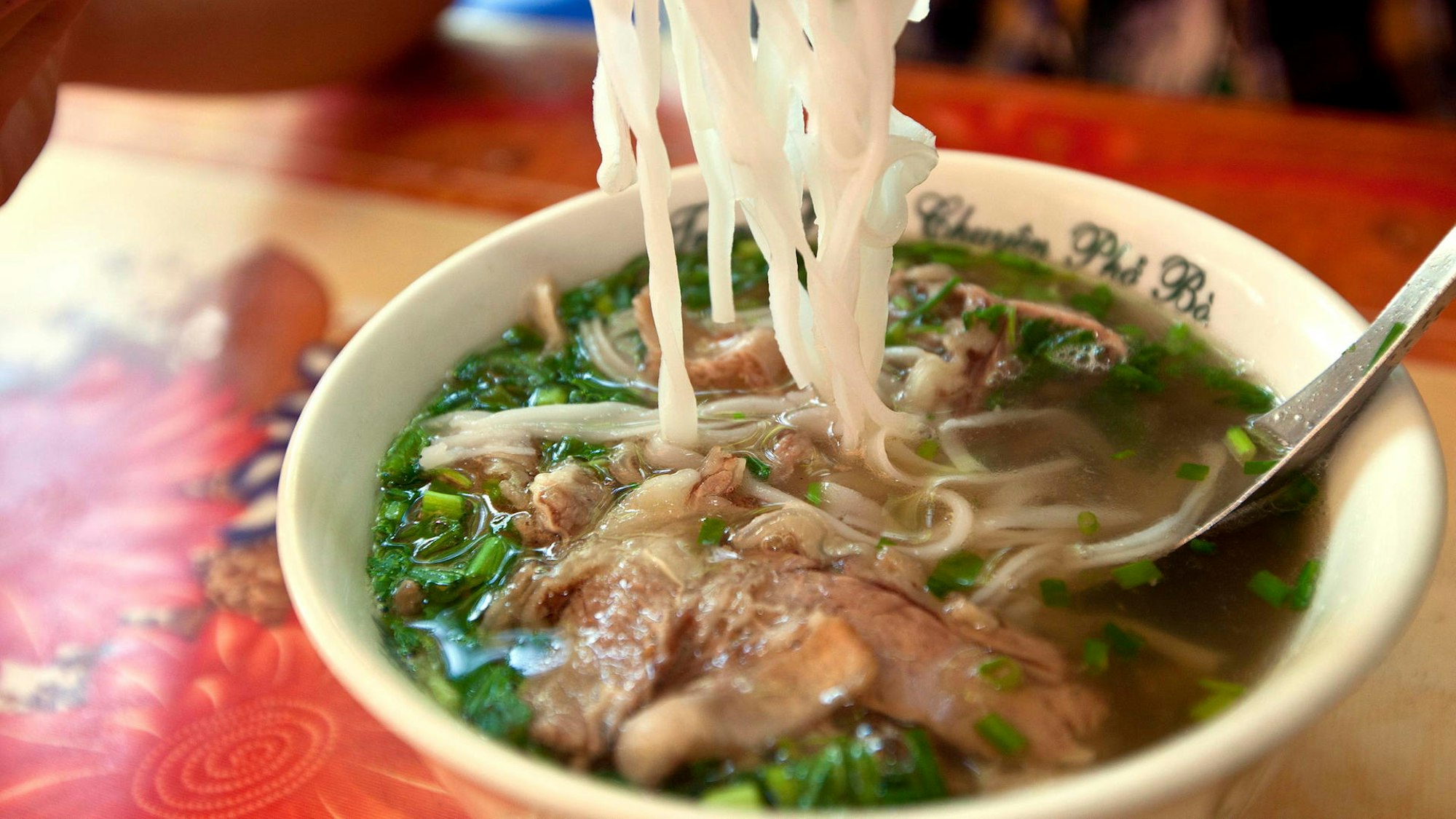 asiatische Nudelsuppe