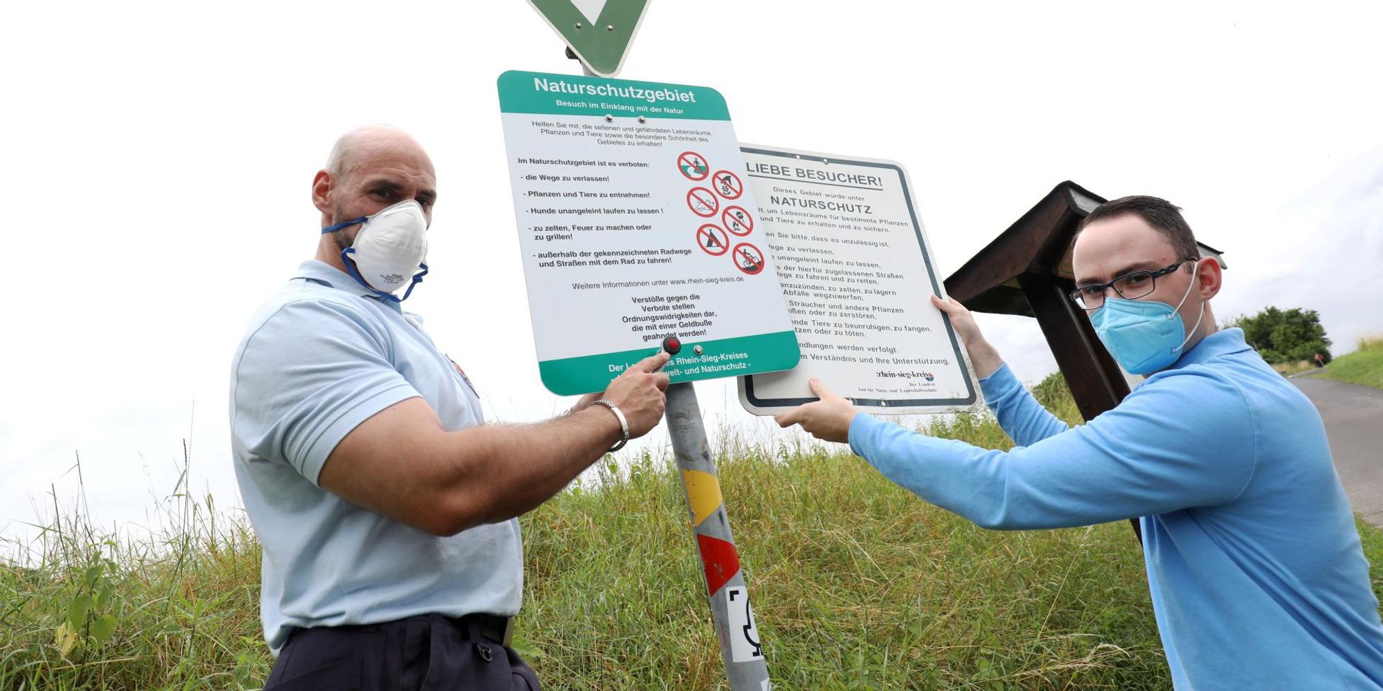 neue_beschilderung_naturschutzgebiet_ordnungsaussendienst