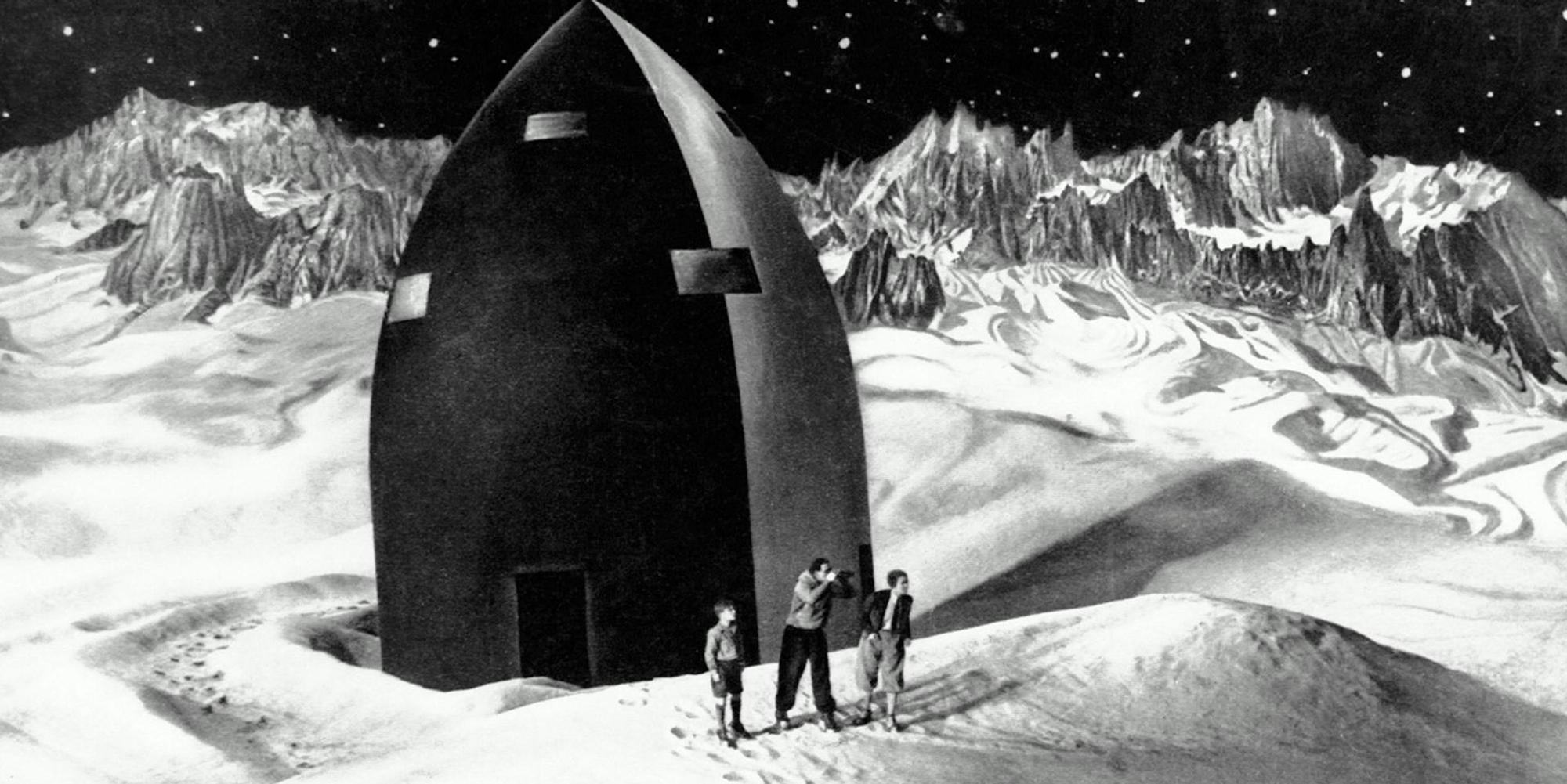 Frau im Mond